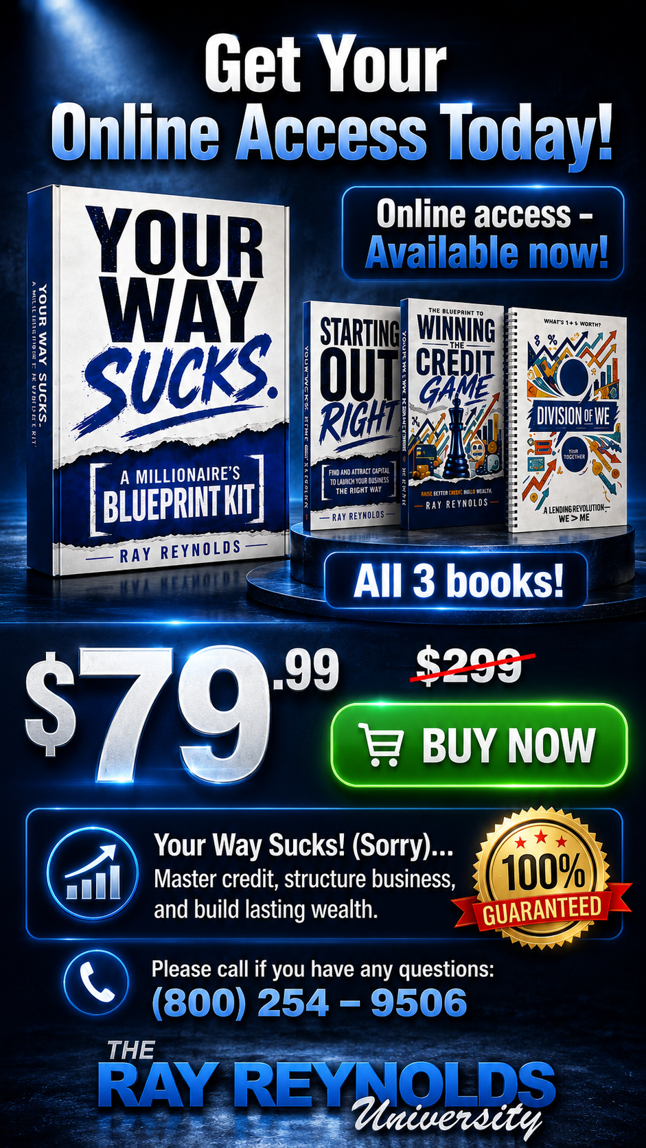 Final Your Way Sucks - Landing Page